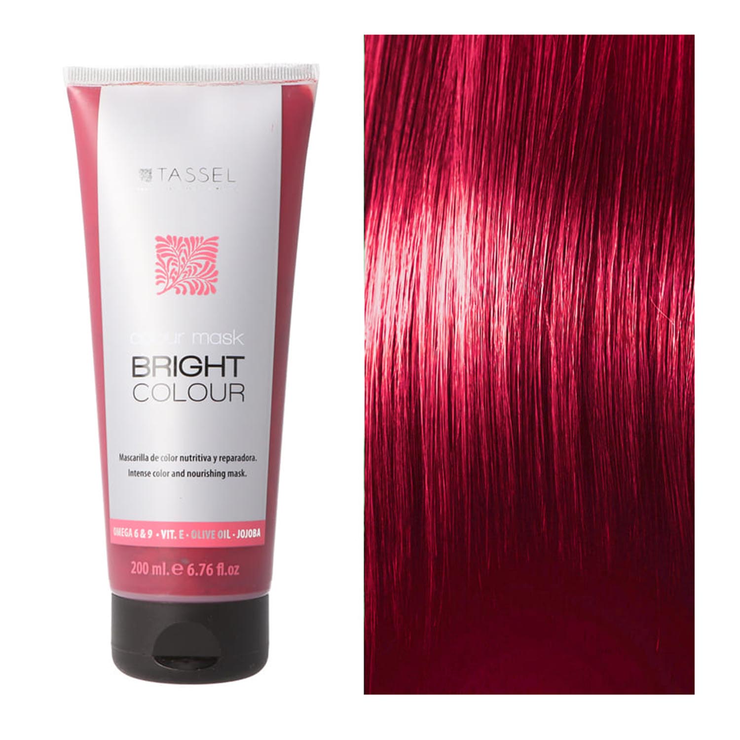 Eurostil Bright Colour Mascarilla Capilar Color Rojo 1Un